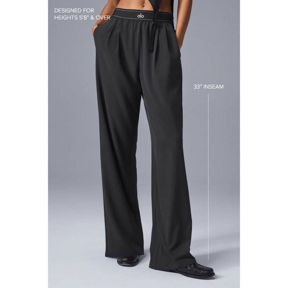 Alo Yoga Suit Up Trouser (Long) Black XS - Picture 2 of 10